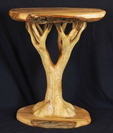 3: Small Ash Dining Tree-table